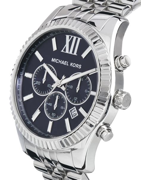 michael kors lexington silver mk8280|michael kors lexington chronograph.